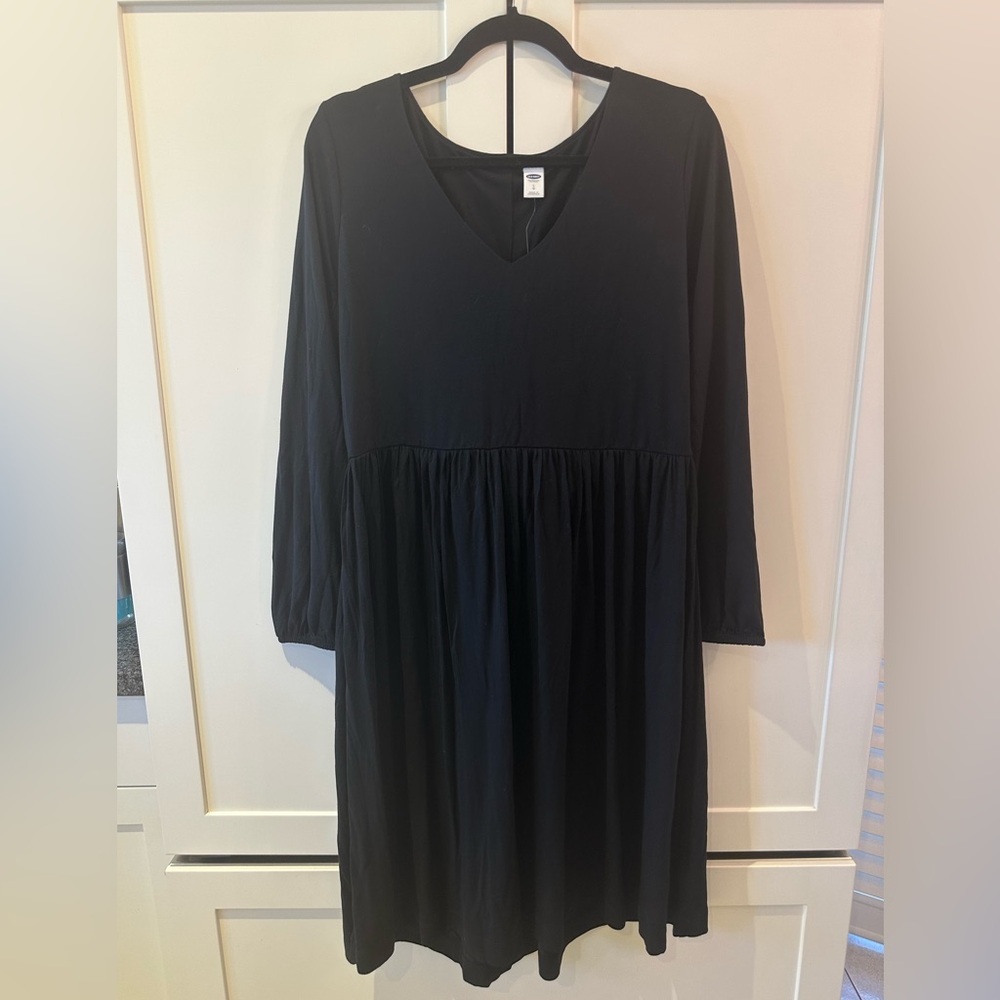 Old Navy - black long sleeves dress